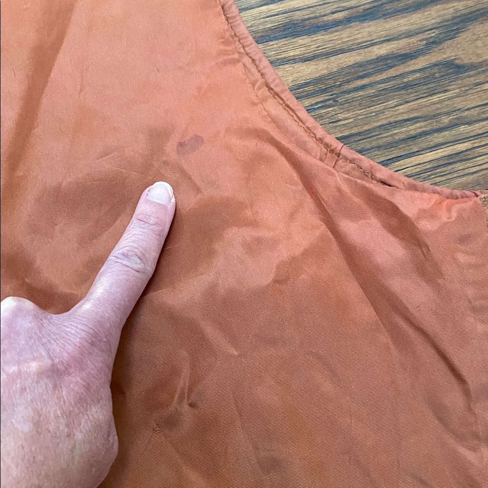 Vintage western leather fringe vest, brown suede, size S - Picture 14 of 14